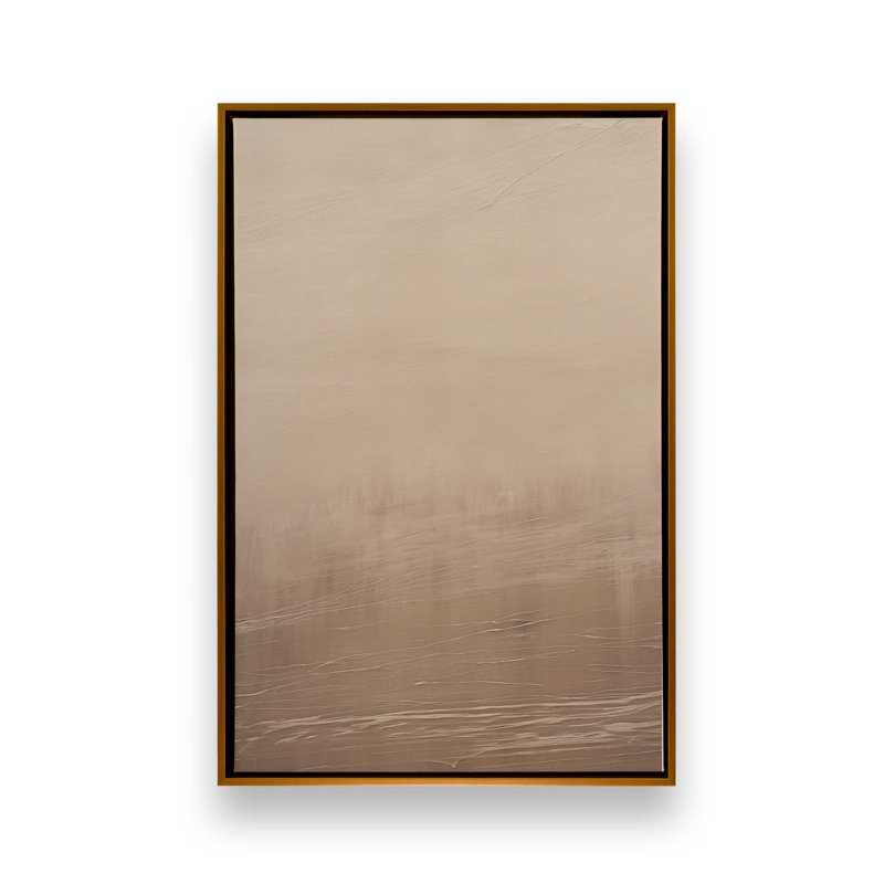 Silken Sandrifts v2, reproduction sur toile dans un cadre doré poli, H 30,75 po x l 20,75 po x P 1,75 po
