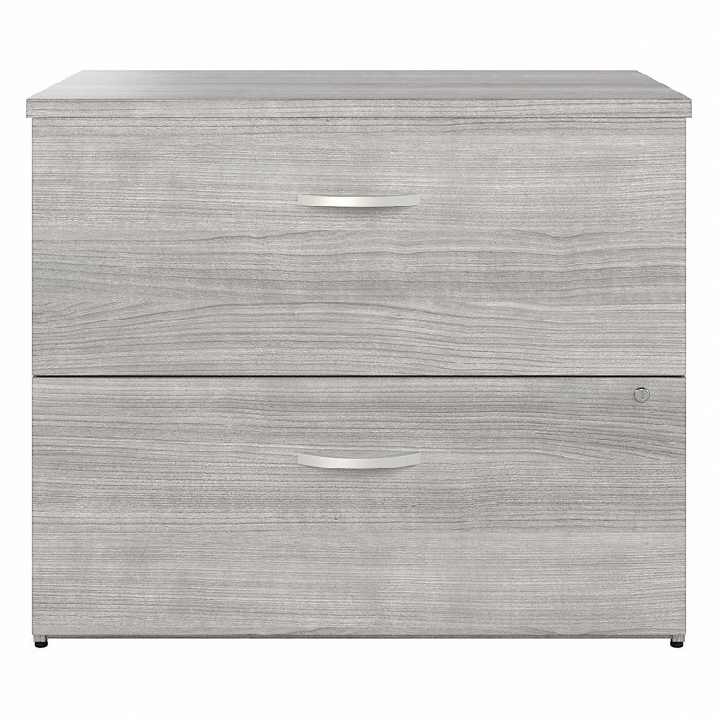 Kasyn 36''W 2 -Drawer Lateral Filing Cabinet, Platinum Gray