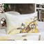 Drap-housse et coussin décoratif Ambesonne sépia et jaune-106789037
