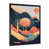 Impression noire sur toile encadrée sélectionné
