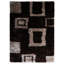 Tapis à poils longs en polyester touffeté à la main Aluino - 6 pi x 9 pi, rectangulaire, de couleur beige brun, motif géométrique moderne, tapis antidérapants épais faits à la main pour salon, chambre à coucher-2057150671