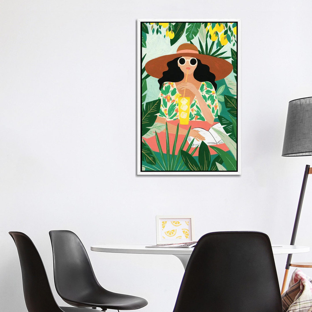 Under The Lemon Tree von Emily Kopcik - Galerie-verpackte Leinwand Giclée