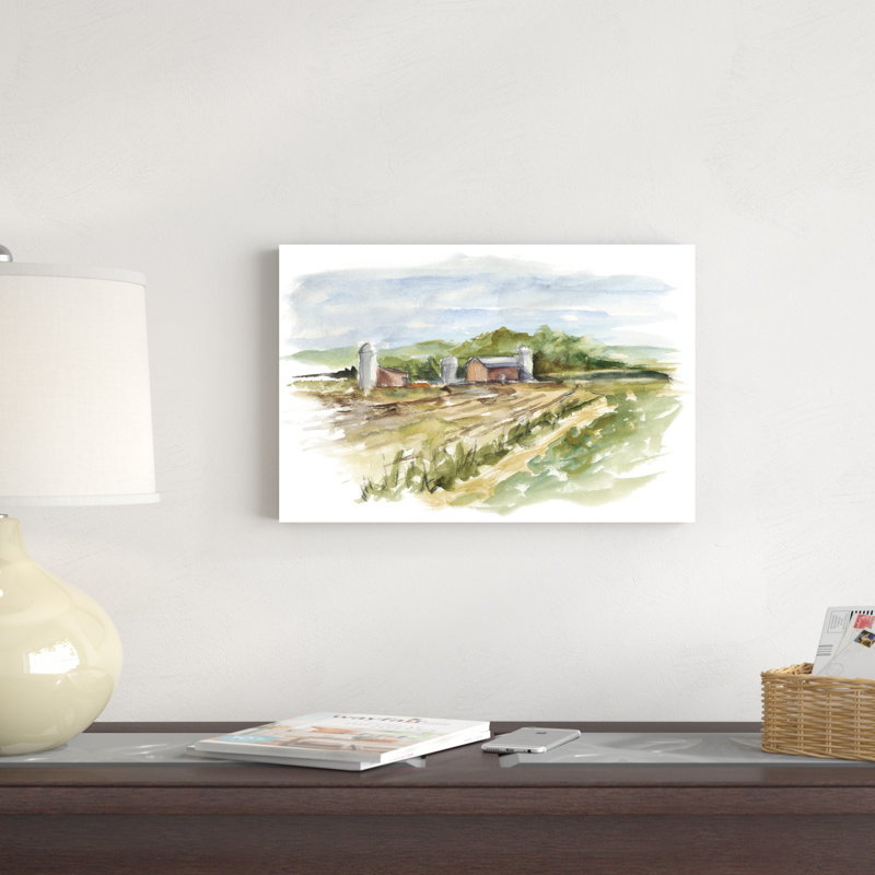 Rurale plein air VI, H 12 po x l 18 po x P 1 po