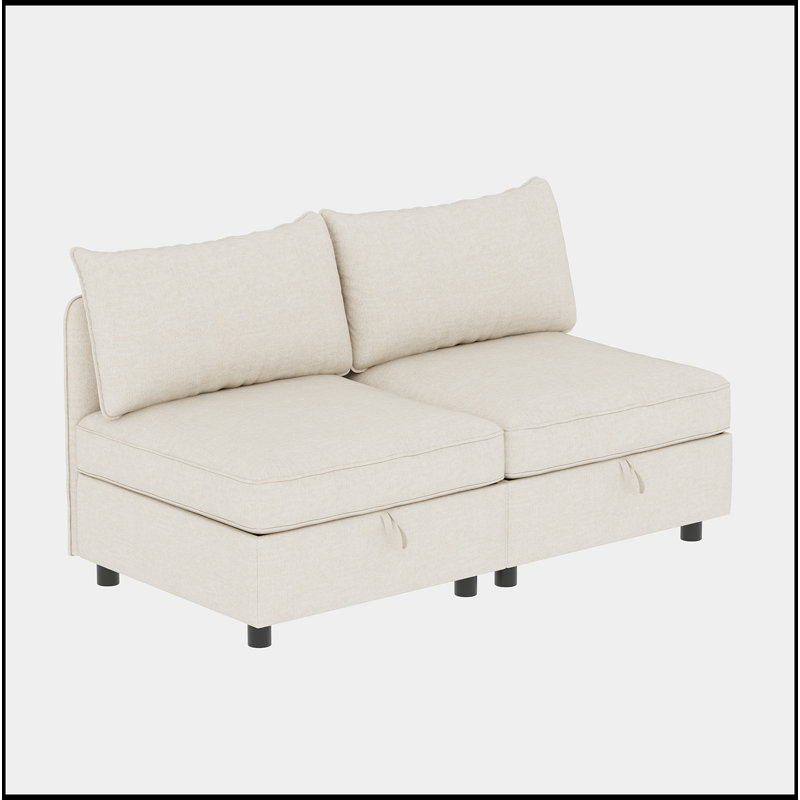 Modular Sectional Sofa, Convertible Sofa Seat With Storage, Sleeper Sectional Sofa Set, Fabric Flexible Modular Combinations For Living Room