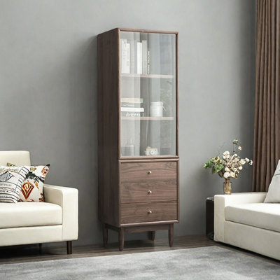 A small bookcase in Nordic style