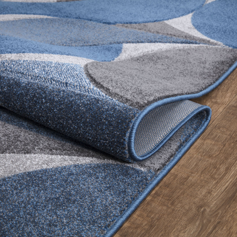 Branca Geometric Shag Area Rug, Rectangle 200 x 290cm