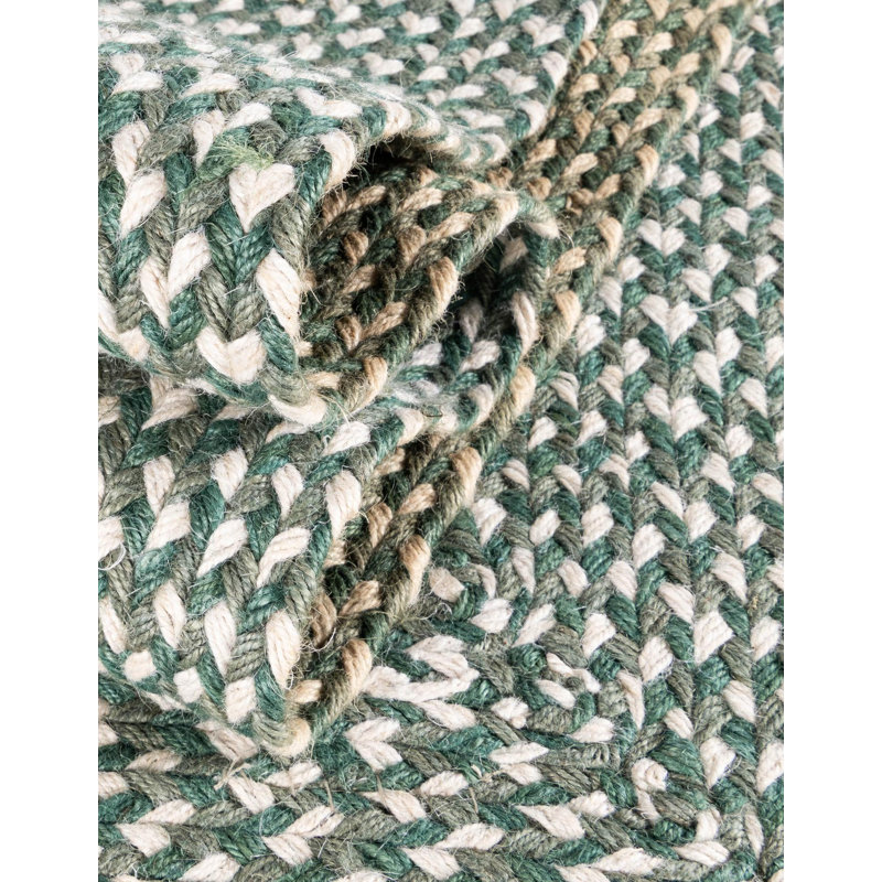  Tapis en jute tressé Tweed, Rectangle 6 pi 1 po x 9 pi