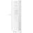 Kleankin Slim Bathroom Storage Cabinet, Tall Bathroom Cabinet, Narrow Linen Tower With Acrylic Door, Drawer And Shelves, White