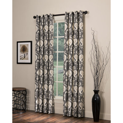 Salazar Contemporary Cotton Ikat Grommet Panels