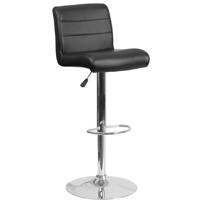 Tabouret de bar Chestertown, Noir