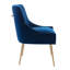 Chaise d'appoint en velours Magallanes-821885371