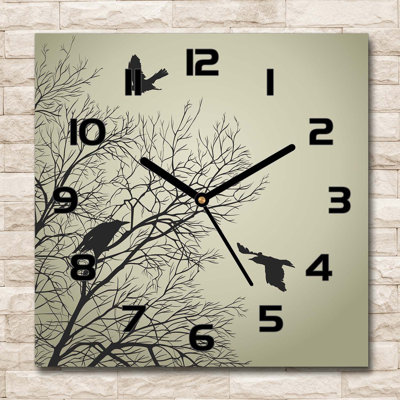 Iestyn Glass Wall Clock
