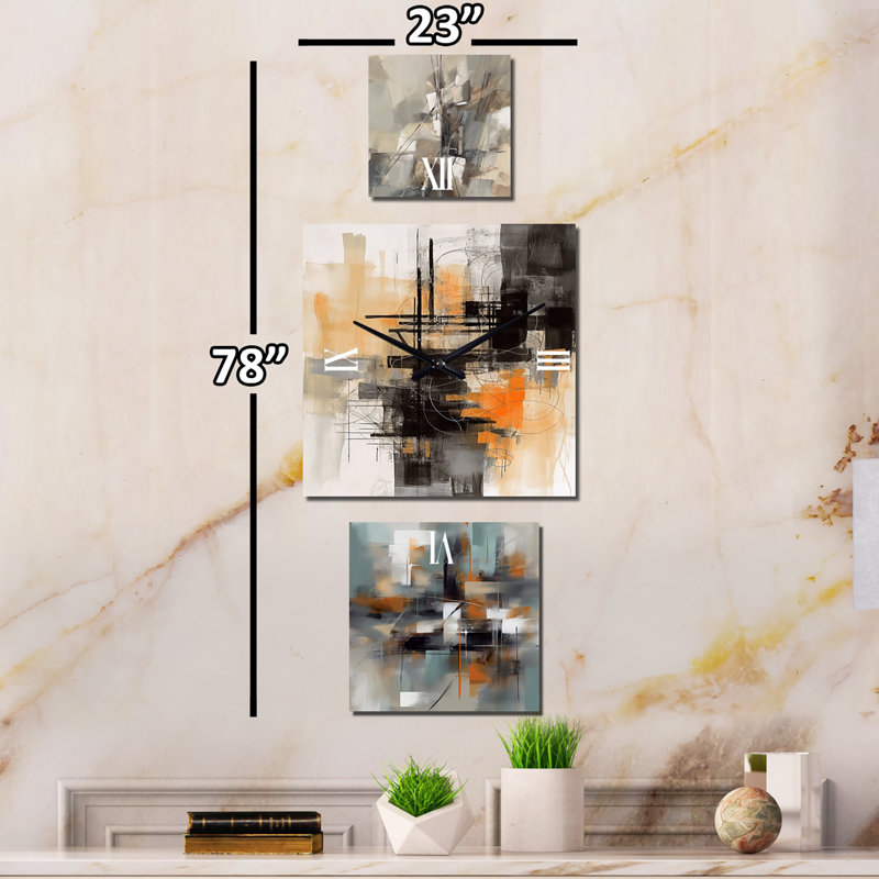 Jilliyn Metal Wall Clock