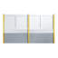 Grand lit Gaines au fini gris ultrabrillant-87361239-87361240