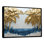 Corneshia, aqua doré sur la plage II - palmiers et palmiers, art mural sur toile