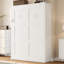 Lit escamotable avec structure en bois et support à lattes Murphy-125069592-125069593