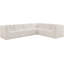 Canapé modulaire réversible en velours Hétal-87385007