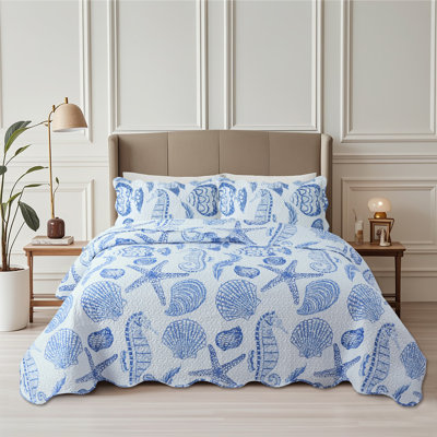 Ensemble de courtepointe 3 pièces Marina Soft Home