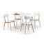 Aarshi Round Metal Base Dining Table-1487066630