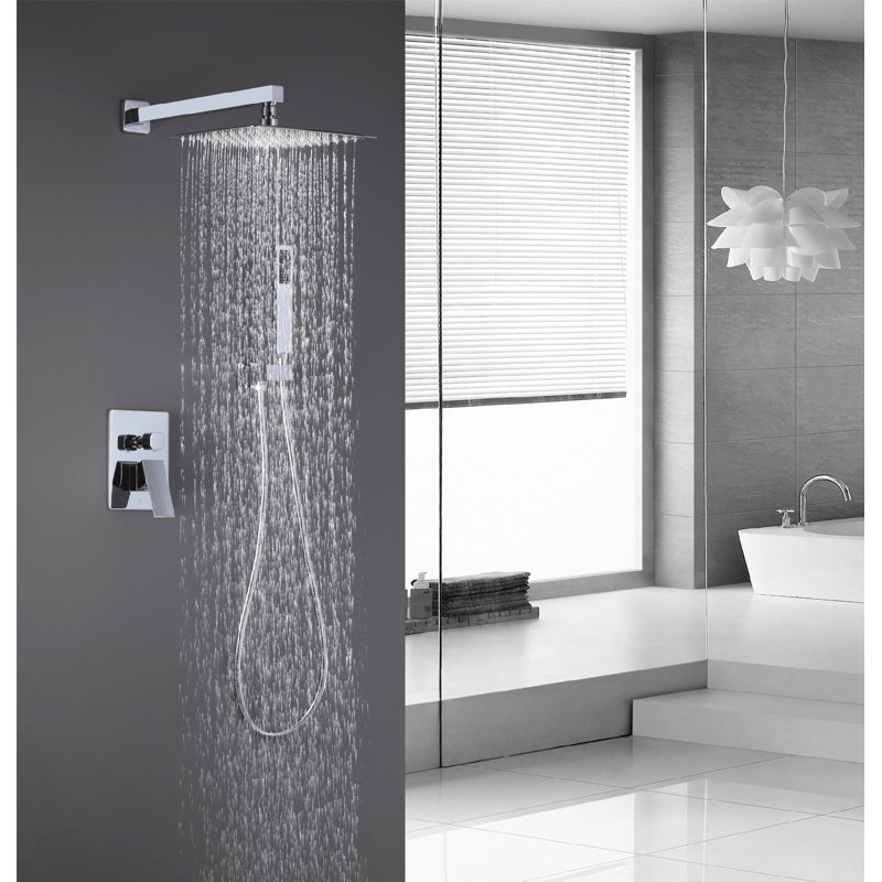 Robinet de douche à pression équilibrée avec valve et TempAssure, Chrome