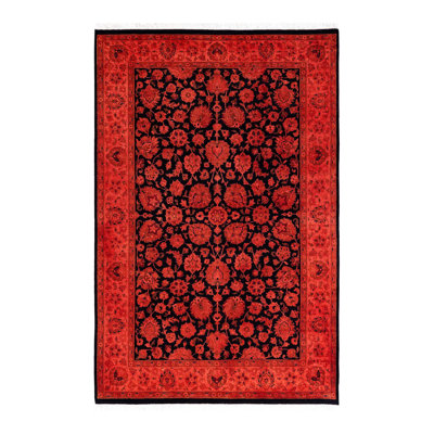 Tapis unique en laine 4 pi 1 po x 6 pi 2 po Organa