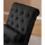 Fauteuil inclinable classique en velours avec capitonnage à boutons et garniture cloutée argentée-842217023