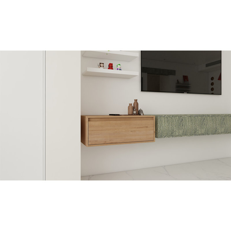 30" Bathroom Cabinet,Soft Close Drawer,Float Mounting Design