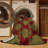 Machine Washable Trellis Red Area Rug-1869002508