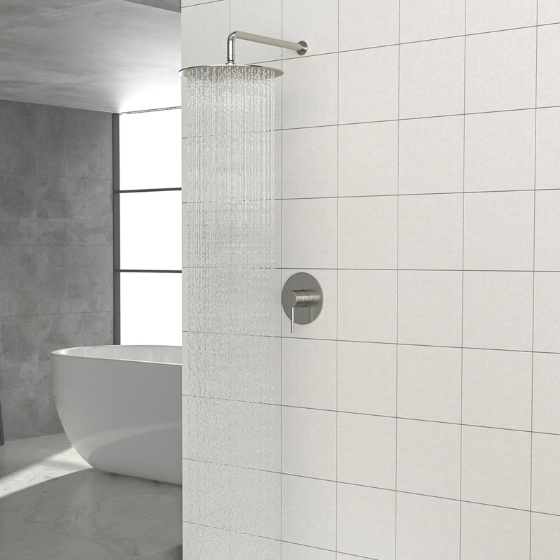 All-In-One Kit with Rough in-Valve, Brushed Nickel
