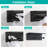 Matte Black Toilet Paper Holder With Shelf, 304 Stainless Steel Wall Mount Double Post Toilet Tissue Roll Holder With Phone Storage Shelf For Bathroom & Commercial Use-126237190