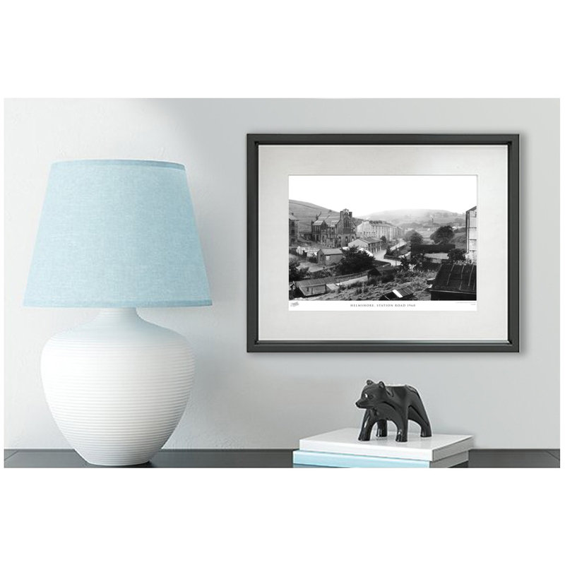 Helmshore, Station Road 1960 - Single Picture Frame Print, 45cm H x 60cm W x 2.3cm D