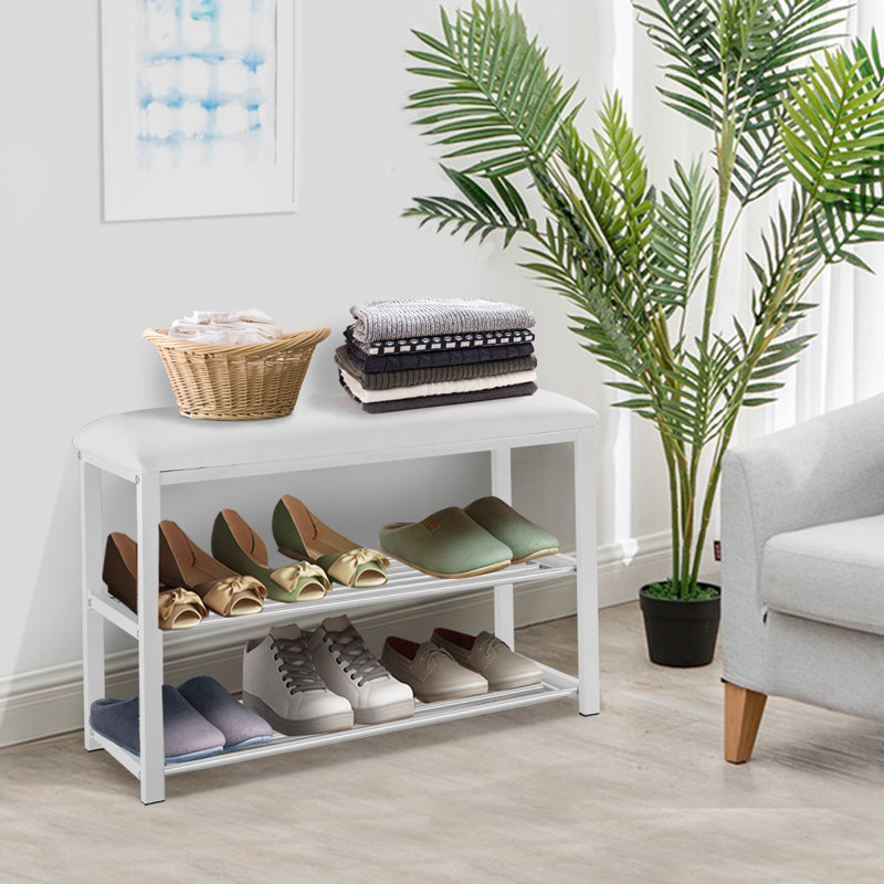6 Pair Shoe Storage Bench