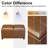 31" Rectangle Faux Leather Storage Ottoman With Flip-top Trays-830783512
