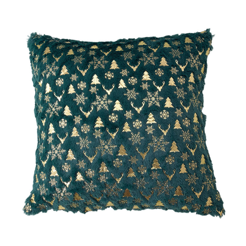 Abstract Red + Green Backrest Cushion