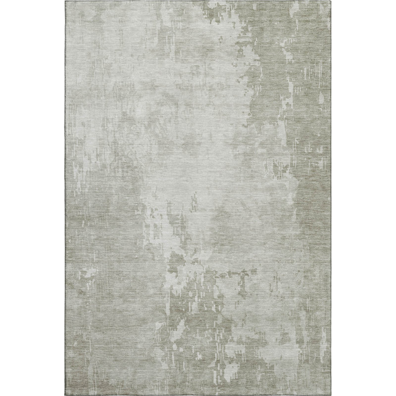 Premium Machine Washable Alijah AMF1257 Abstract Rug, Rectangle 3' x 5'