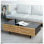 Table basse minimaliste moderne en bois massif-110770996