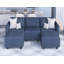 Canapé modulaire à accoudoirs carrés 86,21 po-71022328