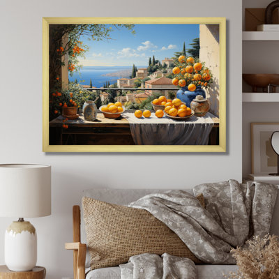 Maridith French Mediterranean Bliss In Provence II - France Framed Canvas Print