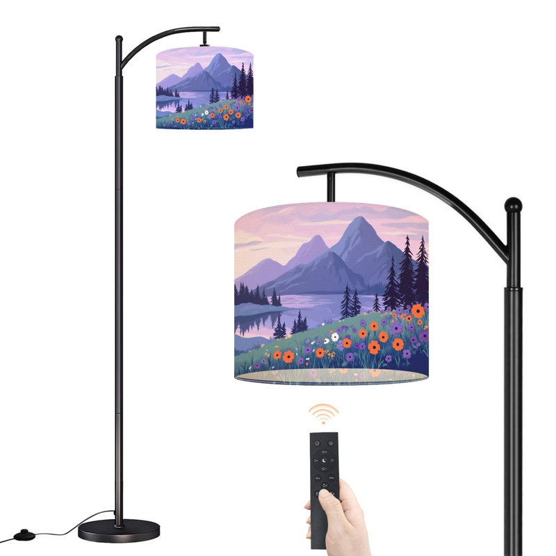 Lampe sur pied Arc Serene