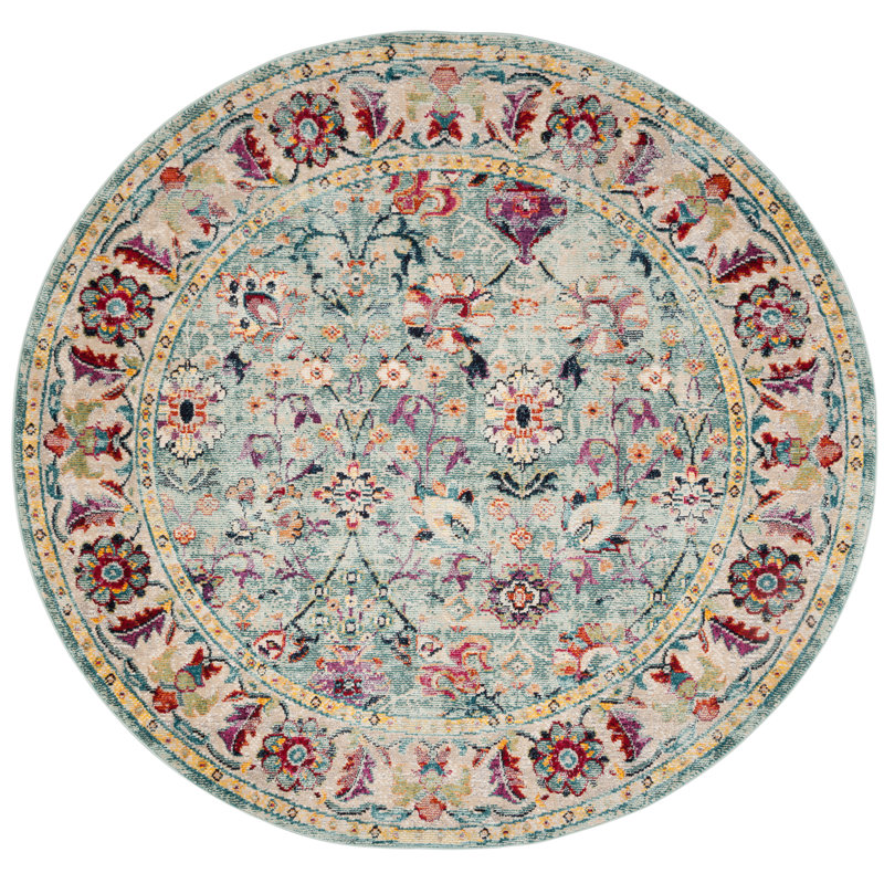 Mcintosh Savannah Performance Oriental Rug, Round 7'