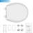 17inch Round Toilet Seat, Safe PP Material, Quiet-Close, Easy Installation Release with Included Hardware, Universal Fit for Standard Toilets  white-122463756