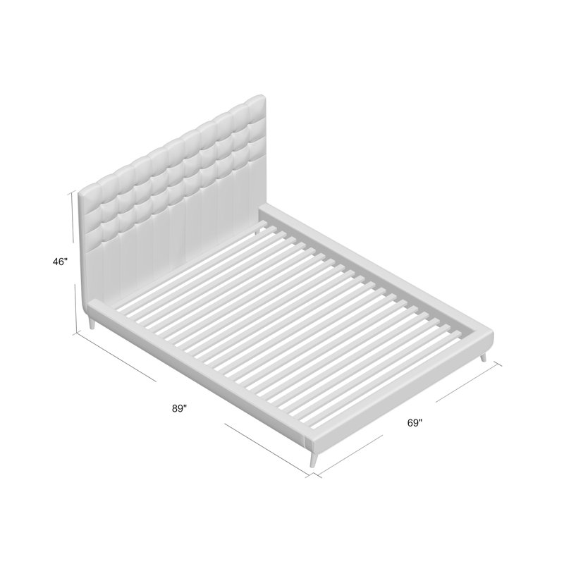 Lonan Upholstered Platform Bed, Queen