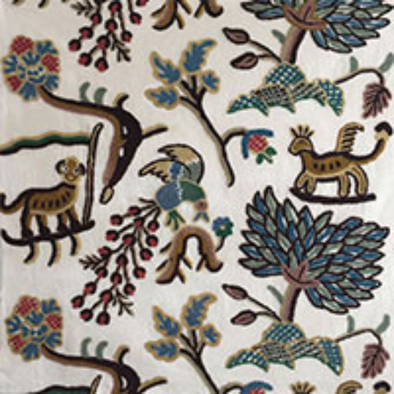 Colonial Crewel Fabric