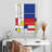 Geometric Mondrian II Multi Piece Canvas Print-92833405