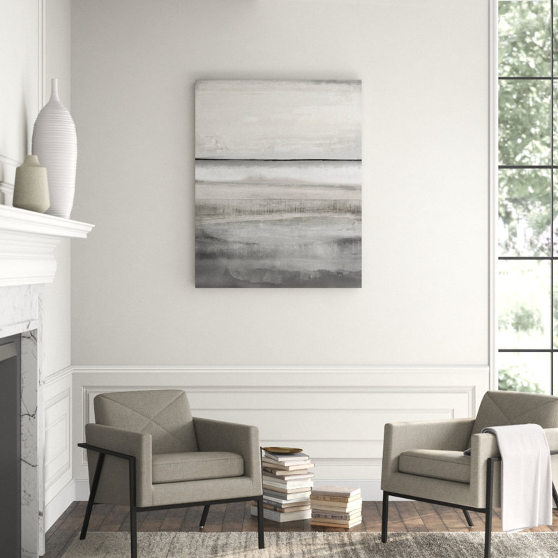Winter Plains Painting by James McAllen, Plexi, 50" H x 40" W x 1.5" D