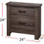Table de chevet en bois