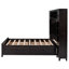 Lit double en bois pleine grandeur avec armoire et tablette, palette de couleurs-2024110280