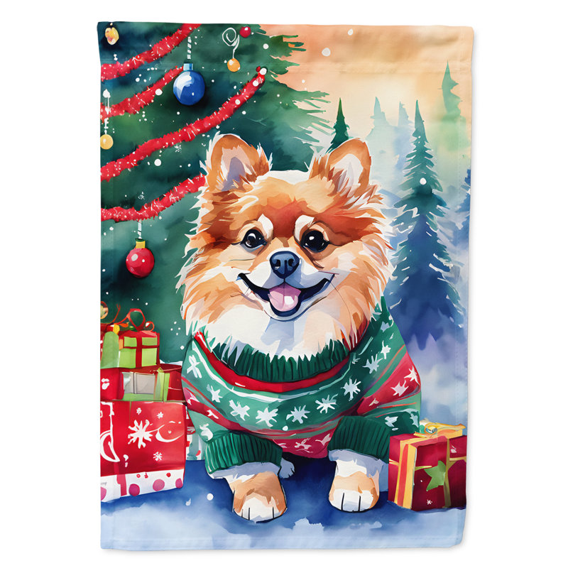Double Sided Polyester Christmas, 40'' H x 28'' W