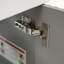Meuble-lavabo flottant moderne avec lavabo en céramique - parfait pour les petites salles de bain, rangement à gauche