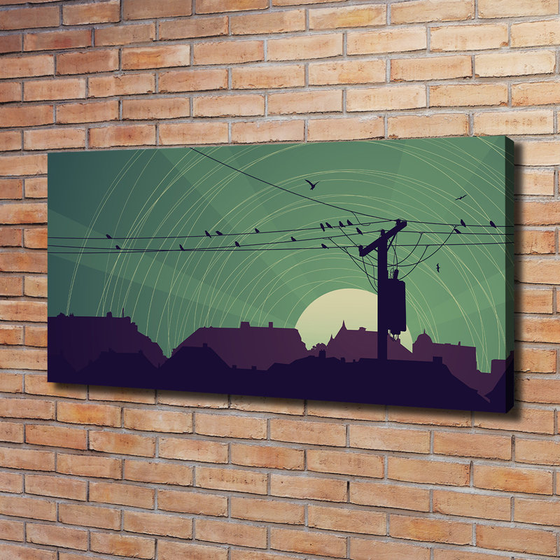 Birds Of The City - Wrapped Canvas Print